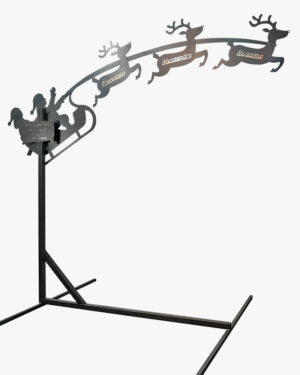 Slitta di Babbo Natale con renne